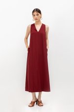 DOMINICA BACK TWIST TENCEL DRESS