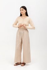IMOGEN ELASTIC POPLIN PANTS