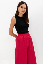 IMOGEN ELASTIC POPLIN PANTS