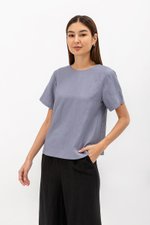 BETHEL REVERSIBLE BUTTONDOWN TOP