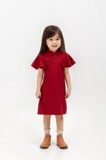 KIKI KIDS FLUTTER SLEEVE CHEONGSAM KIKI KIDS FLUTTER SLEEVE CHEONGSAM