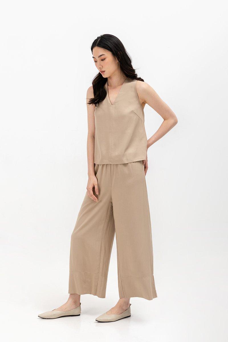 JUNIUS ELASTIC TENCEL PANTS
