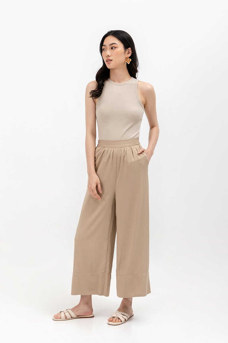 JUNIUS ELASTIC TENCEL PANTS