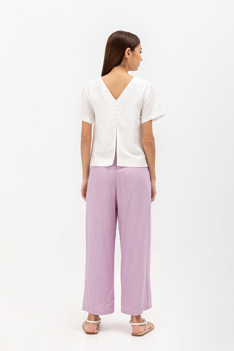 BETHEL REVERSIBLE BUTTONDOWN TOP