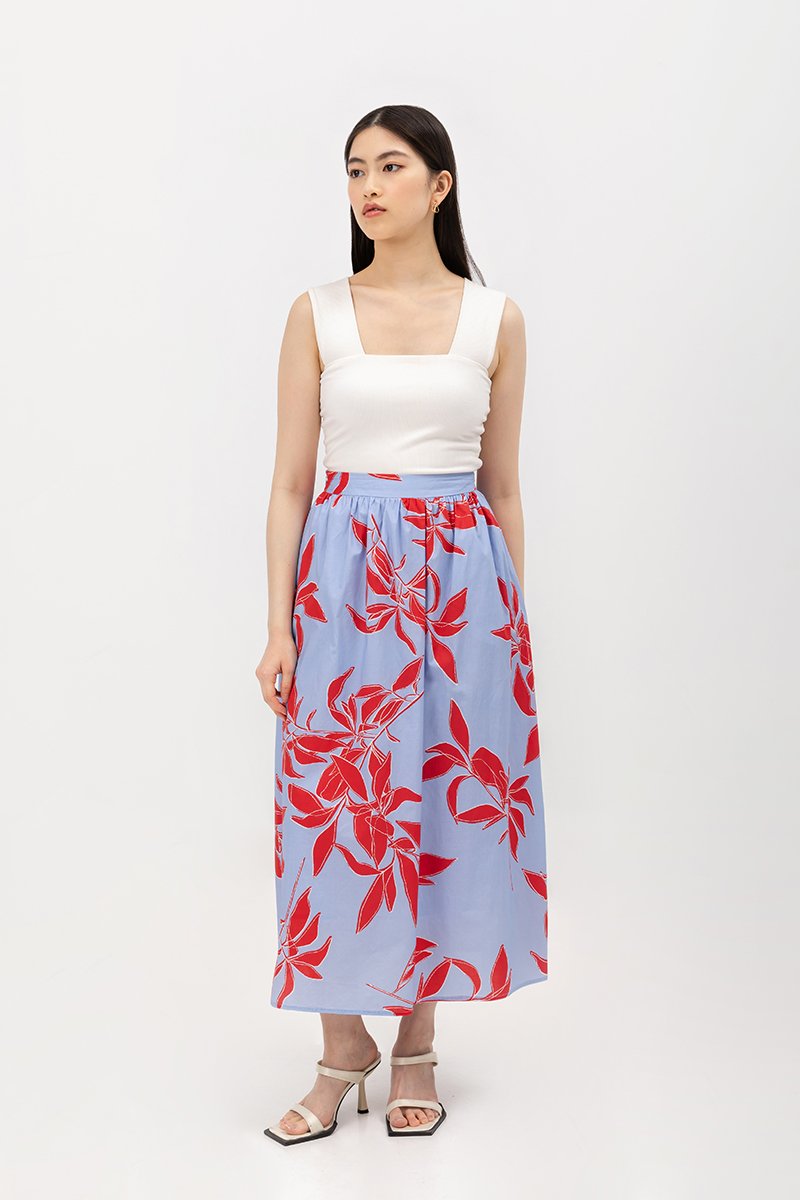 SYBIL FLORAL SKIRT