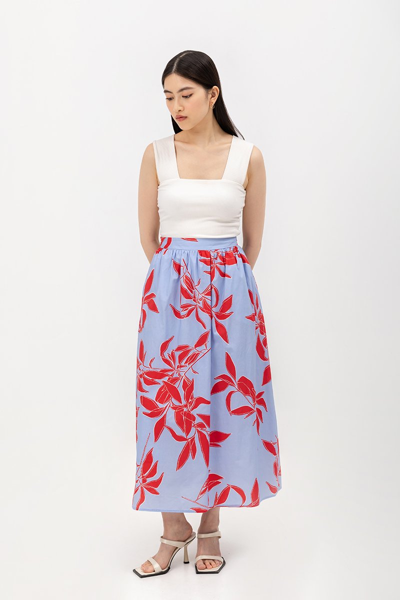 SYBIL FLORAL SKIRT