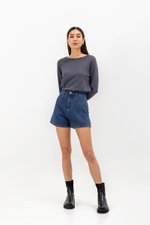 CELESTE BASIC DENIM SHORTS