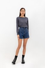CELESTE BASIC DENIM SHORTS