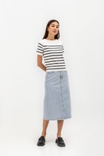 *BACKORDER* ELOWEN KNIT STRIPE TOP