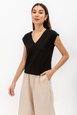 KEZIAH V NECK JERSEY TOP KEZIAH V NECK JERSEY TOP