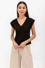 KEZIAH V NECK JERSEY TOP KEZIAH V NECK JERSEY TOP