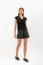 CARMI FRONT RUCHED TOP