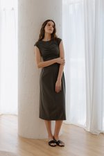 DANIELA RUCHED JERSEY DRESS DANIELA RUCHED JERSEY DRESS