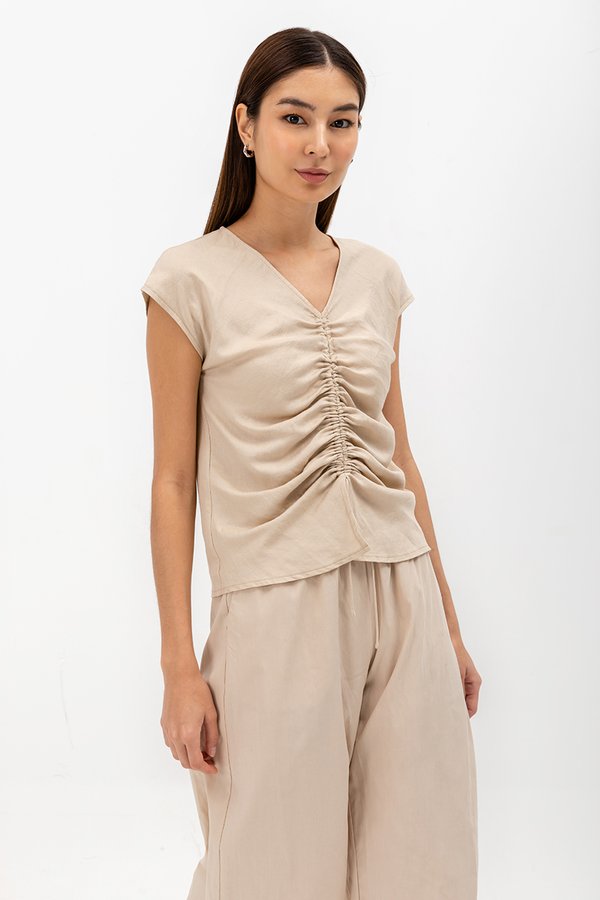 CARMI FRONT RUCHED TOP CARMI FRONT RUCHED TOP