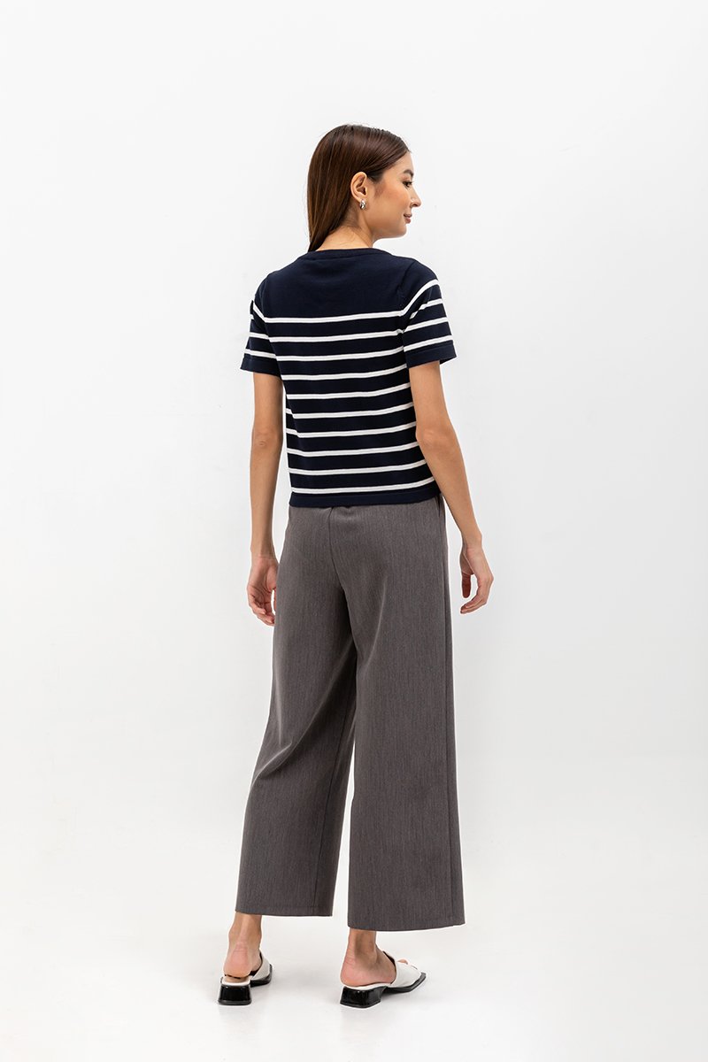 *BACKORDER* ELOWEN KNIT STRIPE TOP