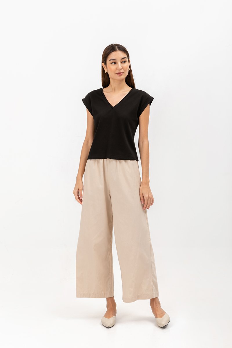 KEZIAH V NECK JERSEY TOP KEZIAH V NECK JERSEY TOP