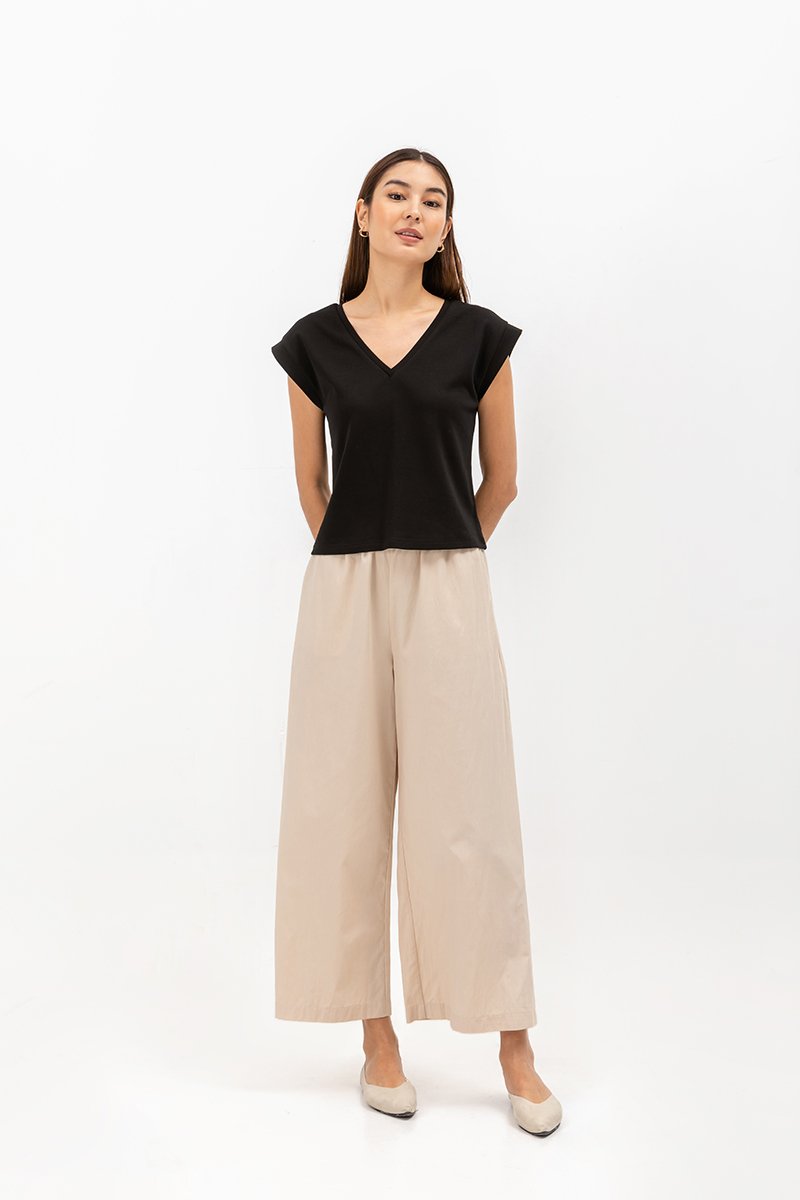 KEZIAH V NECK JERSEY TOP KEZIAH V NECK JERSEY TOP