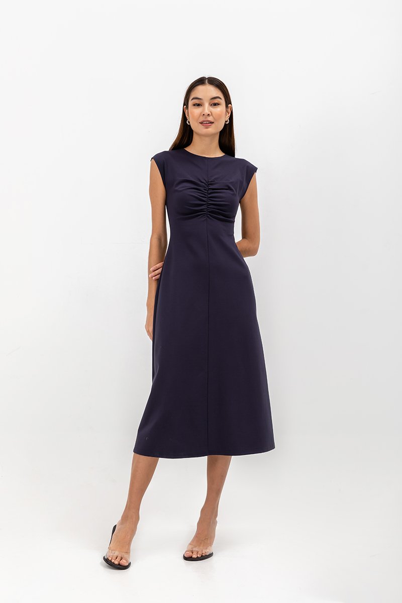 DANIELA RUCHED JERSEY DRESS DANIELA RUCHED JERSEY DRESS