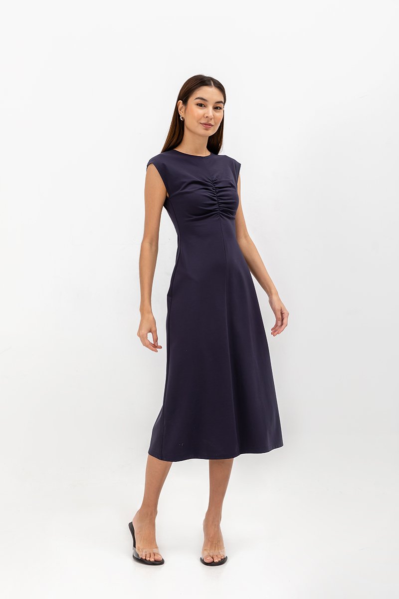 DANIELA RUCHED JERSEY DRESS DANIELA RUCHED JERSEY DRESS