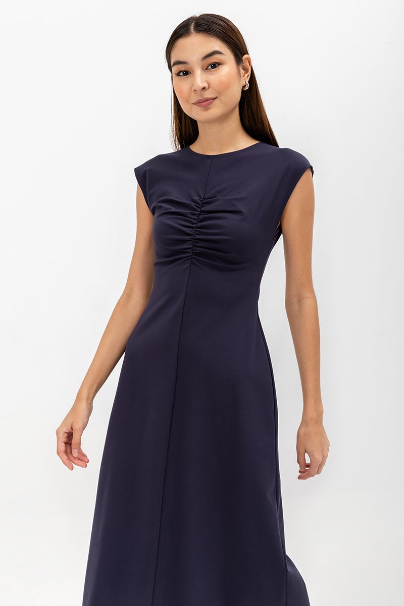 DANIELA RUCHED JERSEY DRESS DANIELA RUCHED JERSEY DRESS