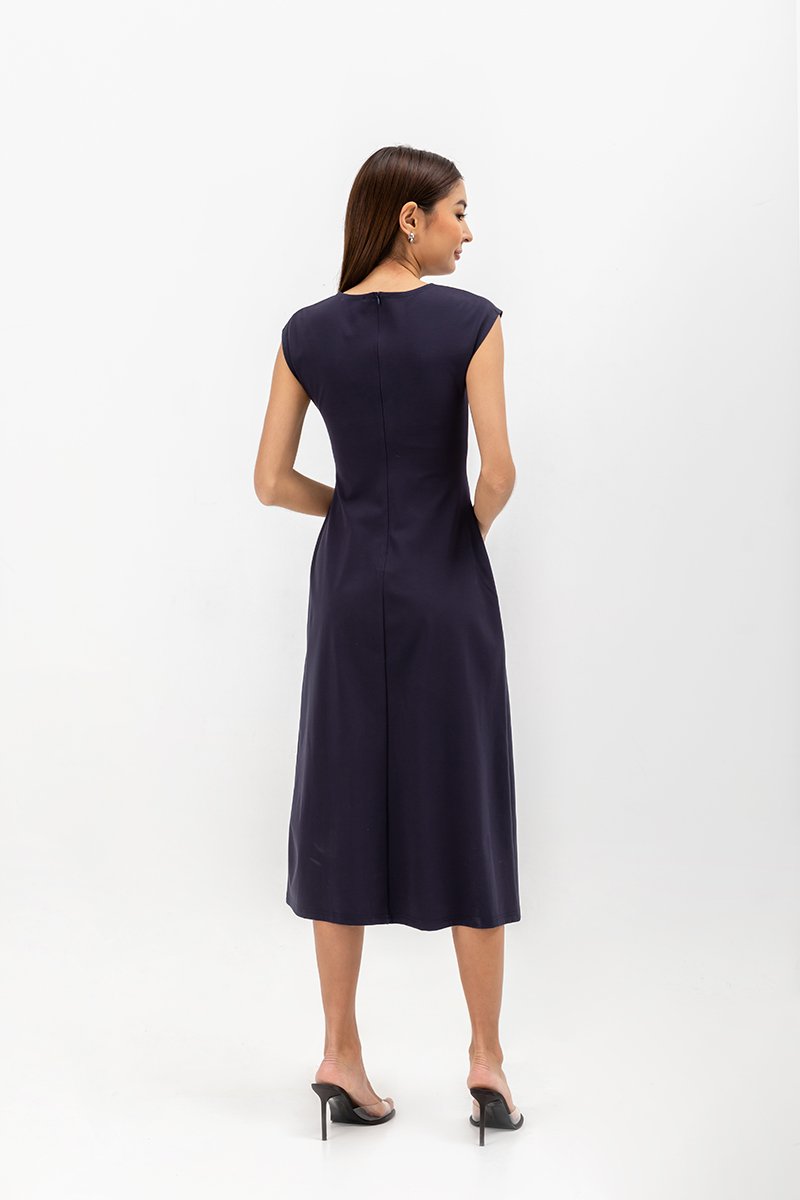DANIELA RUCHED JERSEY DRESS DANIELA RUCHED JERSEY DRESS
