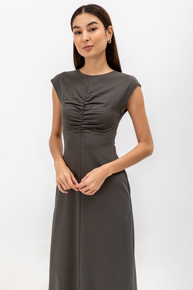 DANIELA RUCHED JERSEY DRESS DANIELA RUCHED JERSEY DRESS