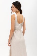 ALDINA SCOOP BACK DRESS