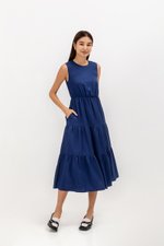 CECILIO TIERED TENCEL DRESS CECILIO TIERED TENCEL DRESS