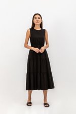 CECILIO TIERED TENCEL DRESS CECILIO TIERED TENCEL DRESS