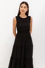 CECILIO TIERED TENCEL DRESS CECILIO TIERED TENCEL DRESS