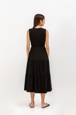 CECILIO TIERED TENCEL DRESS CECILIO TIERED TENCEL DRESS