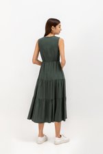 CECILIO TIERED TENCEL DRESS CECILIO TIERED TENCEL DRESS