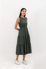 CECILIO TIERED TENCEL DRESS CECILIO TIERED TENCEL DRESS