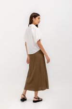 KATNISA BUTTONDOWN PUFF SLEEVE SHIRT