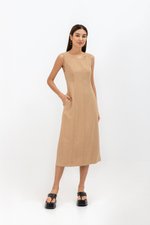 KINORA PANELLED MIDI DRESS