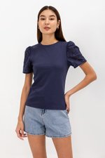 KIRU EYELET SLEEVE TOP KIRU EYELET SLEEVE TOP