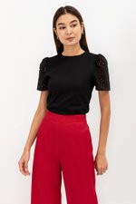 KIRU EYELET SLEEVE TOP KIRU EYELET SLEEVE TOP
