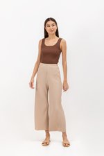 SALOME PLEATED ELASTIC PANTS