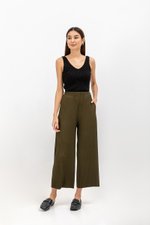 SALOME PLEATED ELASTIC PANTS