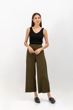 SALOME PLEATED ELASTIC PANTS