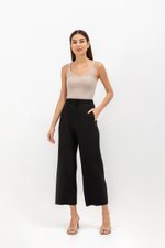 SALOME PLEATED ELASTIC PANTS