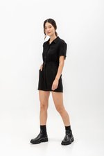 NEENA BUTTONDOWN SHIRT ROMPER NEENA BUTTONDOWN SHIRT ROMPER