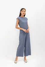 VALDIS PLEATED CAP SLEEVE TOP
