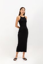 MINDI CUT IN KNIT DRESS