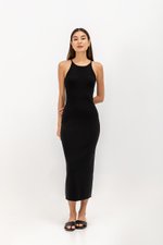 MINDI CUT IN KNIT DRESS