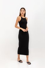 MINDI CUT IN KNIT DRESS