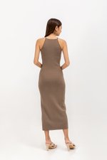 MINDI CUT IN KNIT DRESS