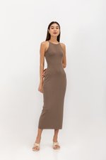 MINDI CUT IN KNIT DRESS