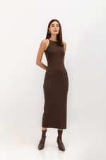 MINDI CUT IN KNIT DRESS