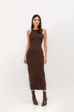 MINDI CUT IN KNIT DRESS